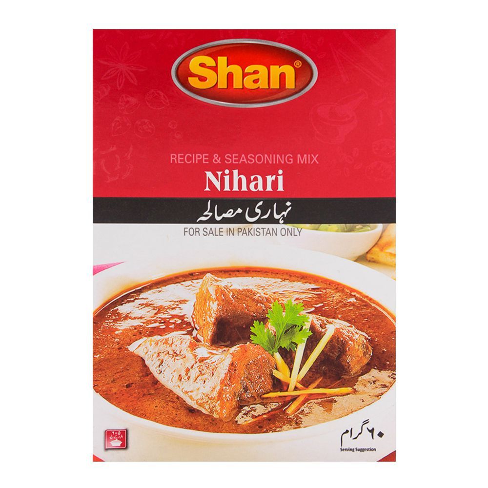 Shan Nihari 60g – Authentic Pakistani Nihari Spice Mix for Flavorful Gravy