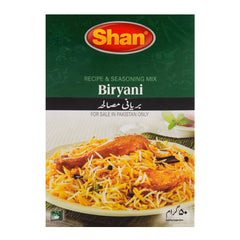 Shan Biryani 50g – Authentic Pakistani Spice Mix for Flavorful & Aromatic Biryani