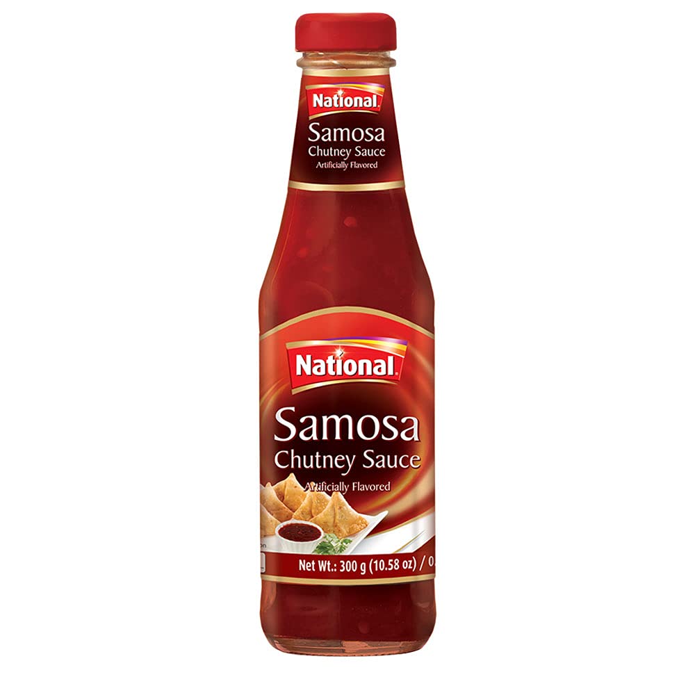 National Samosa Chutney Sauce 300g – Tangy & Spicy Chutney for Snacks & Iftar
