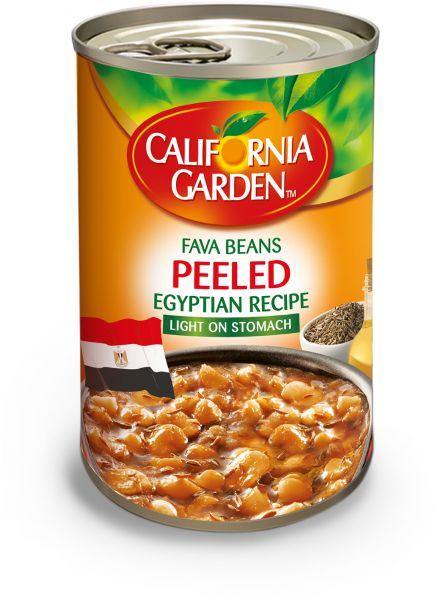 California Garden Peeled Fava Beans – Egyptian Style, High-Protein Legumes