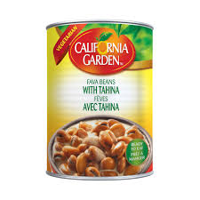 California Garden Fava Beans With Tahini – Ready-to-Eat Middle Eastern Dish