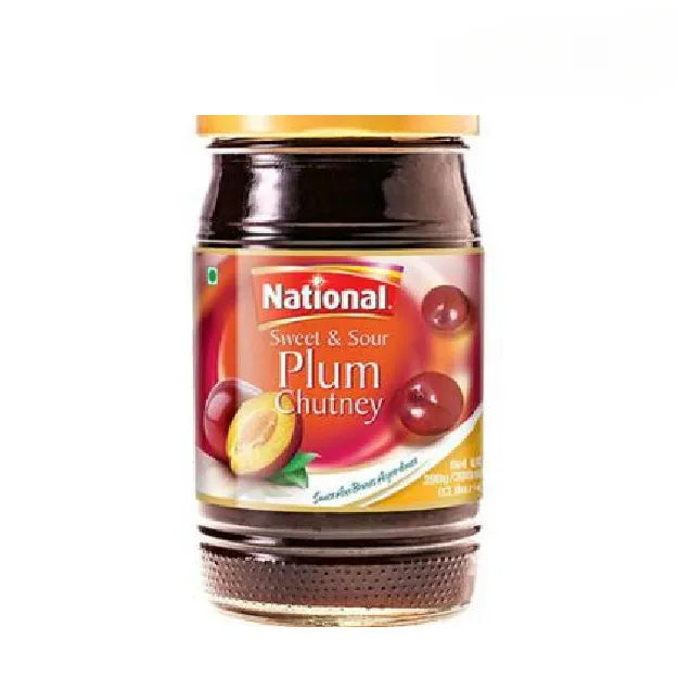 National Plum Chutney 390g – Sweet & Tangy Plum Chutney for Snacks & Meals
