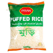 Pran Puffed Rice 500g – Light and Crispy Rice Snack for Savory or Sweet Dishes