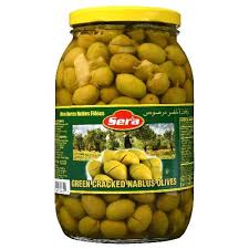 Sera Olive Green Cracked – Premium Mediterranean Green Olives