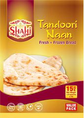 Shahi Garlic Tandoori Naan 15 pcs – Frozen garlic tandoori bread