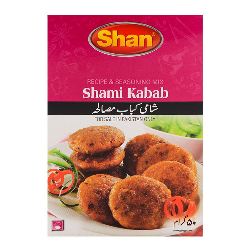 Shan Shami Kabab 50g – Authentic Pakistani Spice Mix for Flavorful & Tender Kababs

