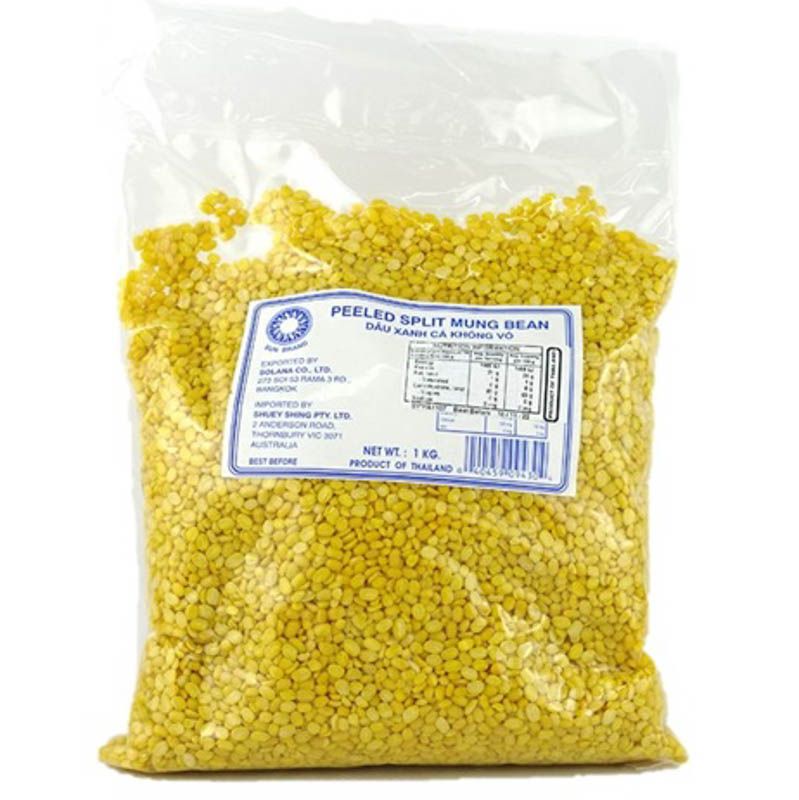 Mung Split 1kg – Protein-Rich Yellow Lentils

