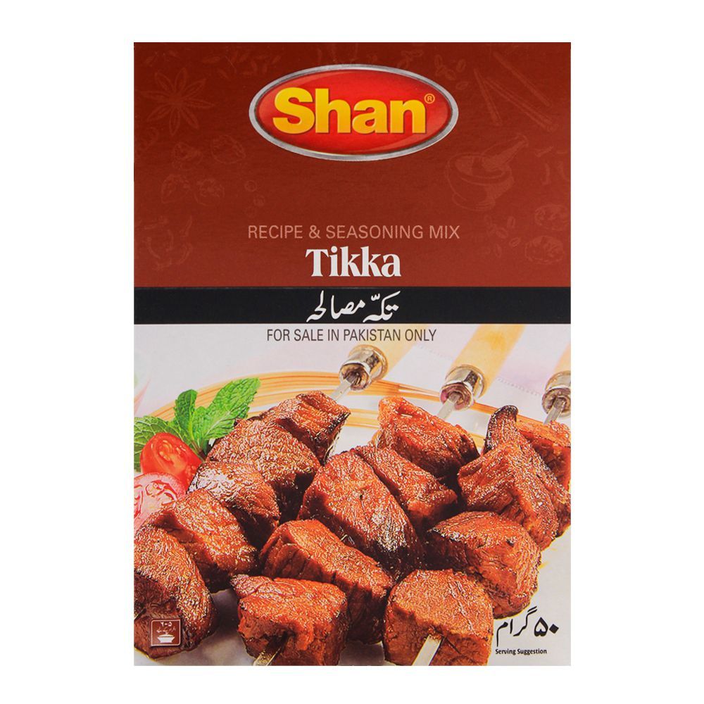 Shan Tikka Masala 50g – Authentic Pakistani BBQ Spice Mix

