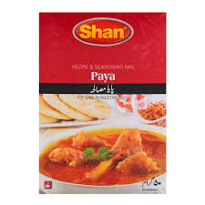 Shan Paya Masala 50g – Authentic Pakistani Spice Mix for Rich & Flavorful Trotters Curry

